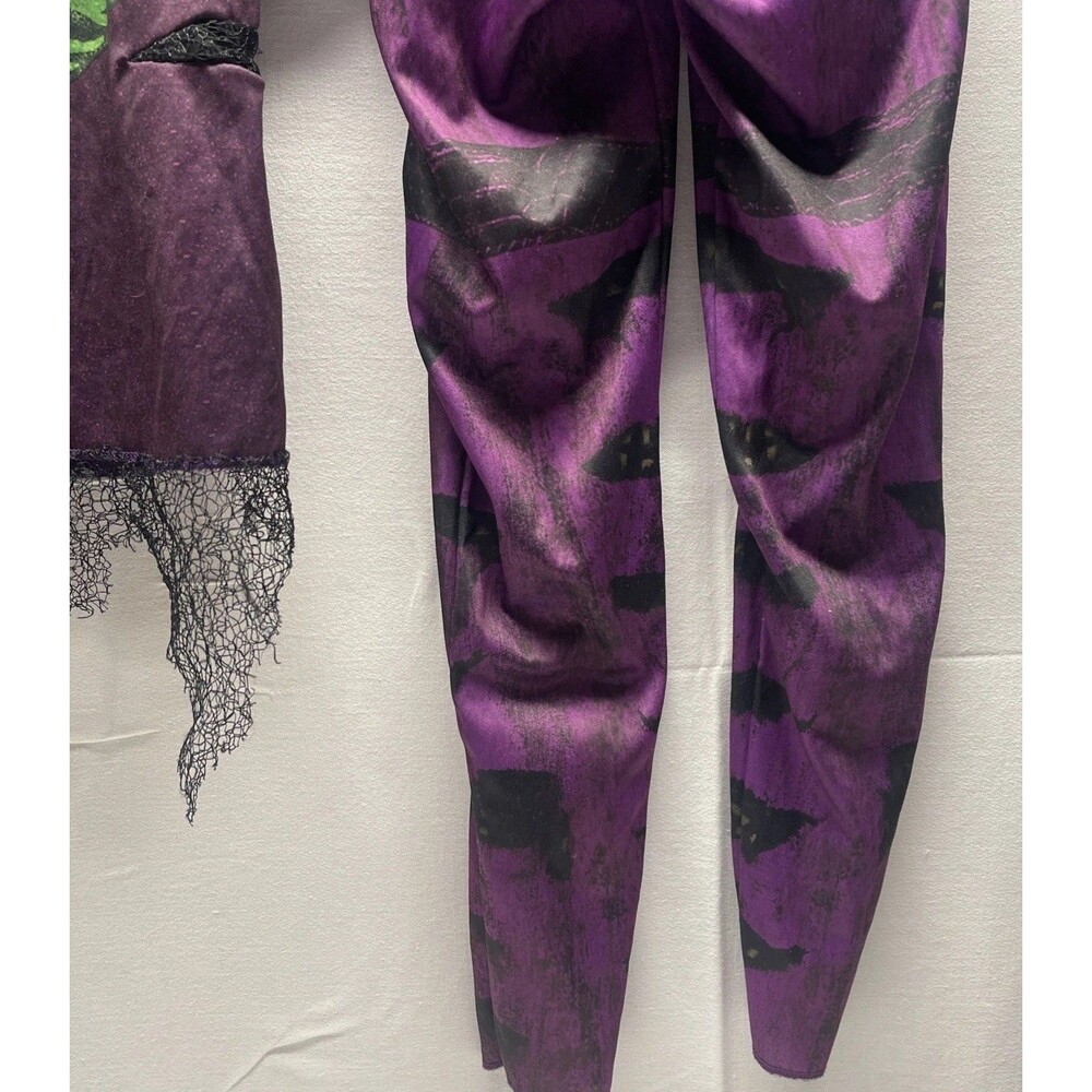 Disney Descendants Mal Girls Costume 10-12 Large Halloween Costumes 3 Pieces - Picture 4 of 16